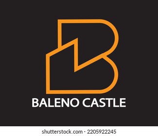modern design B letter alphabetic logo with linear concept with white color tagline and yellow color logo concept