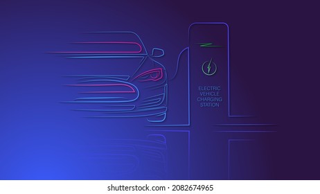 Modern design of background, banner, business card, cover for environmentally friendly modes of transport. Environmental protection concept. Future sources of renewable energy.