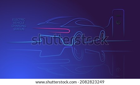Modern design of background, banner, business card, cover for environmentally friendly modes of transport. Environmental protection concept. Future sources of renewable energy.