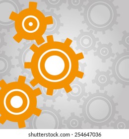 Modern design background. Cog settings sign icon. Cogwheel gear mechanism symbol. 
