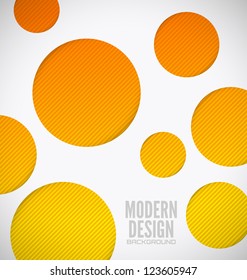 Modern design background with holes