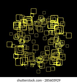 Modern design background light-box



