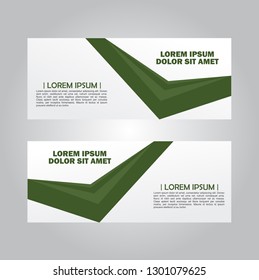 Modern Design Banner - Vector