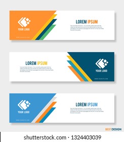 modern design banner web template. - Vector