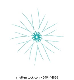 Modern design blue