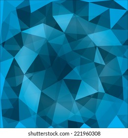 Modern design blue background. Geometric polygons and tiles wallpaper. Abstract cover. Vector