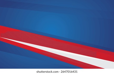 Modern design blue, red and white background colors