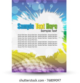 modern design for brochure or magazine template