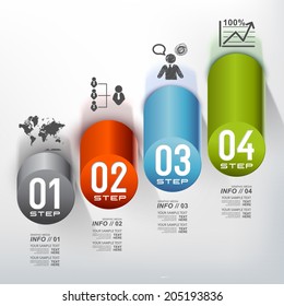 Modern design for business 3D options diagram info graphic.  Vector illustration,  Info graphic,  Layout design,  Template,  Web design.