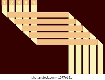 Modernes Design, kann für Grafik oder Website verwendet werden. Vektorgrafik.