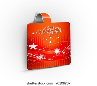 Modern design christmas striker, eps10 vector illustration