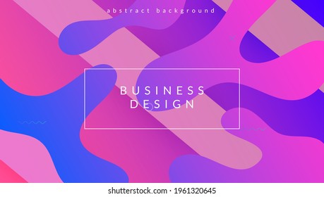 Modern Design. Commercial Wallpaper. Gradient Cover. Hipster Frame. 3d Landing Page. Tech Liquid Layout. Violet Trendy Background. Rainbow Element. Violet Modern Design