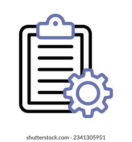 Modern design of content management icon, project development vector design