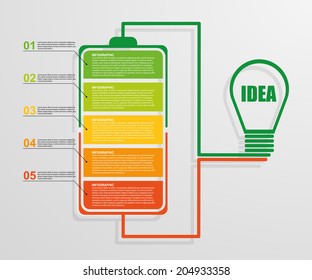 Modern design creative infographic business concept. Vector illustration.