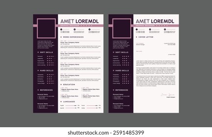Modern Design CV Resume Design Template