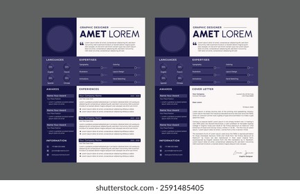 Modern Design CV Resume Design Template