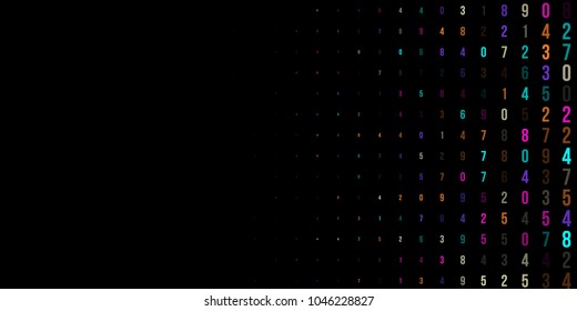 Modern design digital wallpaper for banner design. Vector binary code  background. Vector coding icon. Design element. Computer code data. Software code. Hacking concept.