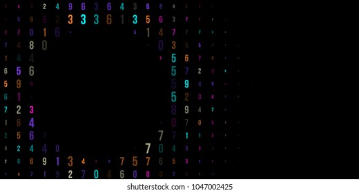 Modern design digital wallpaper for banner design. Vector binary code  background. Vector coding icon. Design element. Computer code data. Software code. Hacking concept.