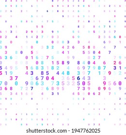 Modern design of digital wallpaper. The numbers are scattered chaotically. Business background concept. Abstract background from numbers on white. Vector.