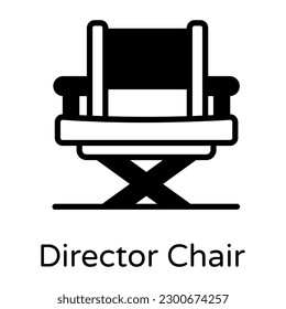 Un diseño moderno de la silla de director de estilo sólido 