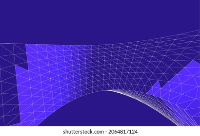 Modern design drawing vector 3d illustration