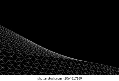 Modern design drawing vector 3d illustration