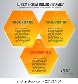 Modern design element bright glowing background for a cover page brochure layout or business investment presentation template with item number. Vector illustration eps 10   