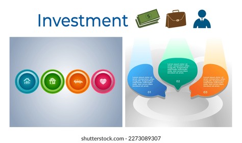 Modern design element bright glowing background for a cover brochure layout or business investment presentation template with the sign of the arithmetic sum and item number. Vector illustration eps 10