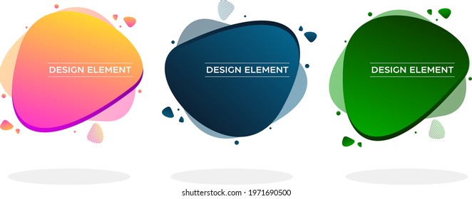 Modern Design Element Flawless Smooth Design Vectors Backgrounds. Abstract futuristic gradient colors design