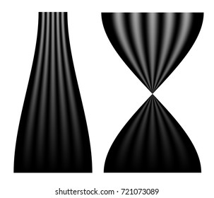 Modern Design element style template For blur dark gradient background. Brush mesh bright glow effect wavy stripe directional light illuminations of searchlight. Vector EPS 10 for holiday card, flyer