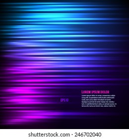 Modern Design fashion style template on glowing lines background with space place for your text. Vector illustration EPS 10 for new product theme booklet
