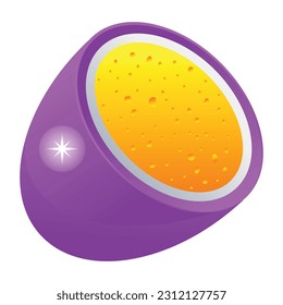 A modern design flat editable icon of plum 