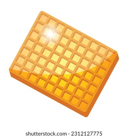 A modern design flat editable icon of bread slice 
