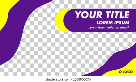 Modern Design Flyer Banner Template Vector For Website or Social Media