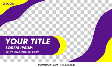 Modern Design Flyer Banner Template Vector For Website or Social Media
