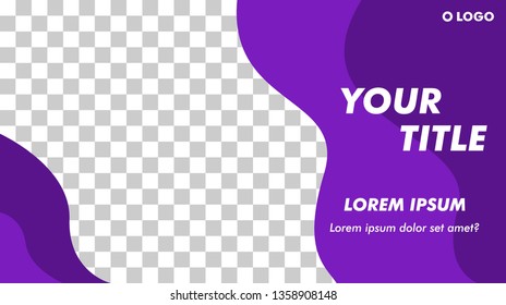 Modern Design Flyer Banner Template Vector For Website or Social Media