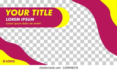 Modern Design Flyer Banner Template Vector For Website or Social Media