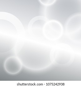 Modern Design geometric style template on blur gray circle background with space place for your text. Vector illustration EPS 10 for title page newsletter for new products or sales, electronic theme