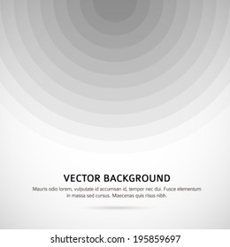 Modern Design geometric style template on blur gray circle background with space place for your text. Vector illustration EPS 10 for title page newsletter for new products or sales, electronic theme