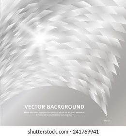 Modern Design geometric style template on glowing background with space place for your text. Black white shapes & wave lines. Vector illustration EPS 10 for new product theme booklet