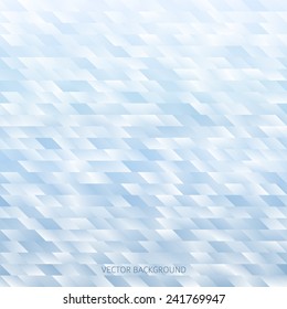 Modern Design geometric style template on glowing background. Blue light shapes rectangle. Vector illustration EPS 10 for wellness theme booklet, title page newsletter for new products or sales