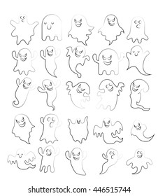 modern design ghost halloween picture