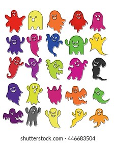 modern design ghost halloween picture