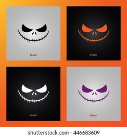 modern design ghost halloween picture