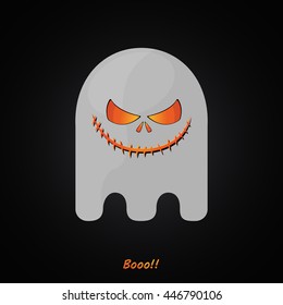 modern design ghost halloween picture