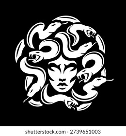 Diseño moderno de la Medusa Gorgona
