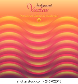 Modern Design graphic style template on glowing background. Red & yellow abstract shapes. Vector illustration EPS 10 for wellness theme booklet, title page newsletter for new products or sales