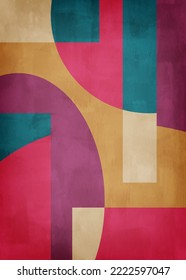 Modern design, hand painted watercolor illustration for wall decoration, social media, banner, postcard, cover, background 