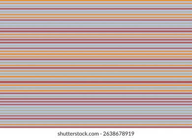 Modern design horizontal stripe vector seamless background. Straight lines texture creative pattern. Fabric print cute lines design. Stripes gift wrapper. Decorative print.
