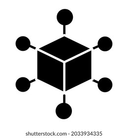 Modern design icon of 3d model